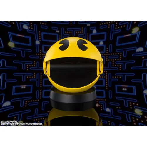 Close-up of the Bandai Tamashii Nations Pac-Man Proplica showing open mouth detail.