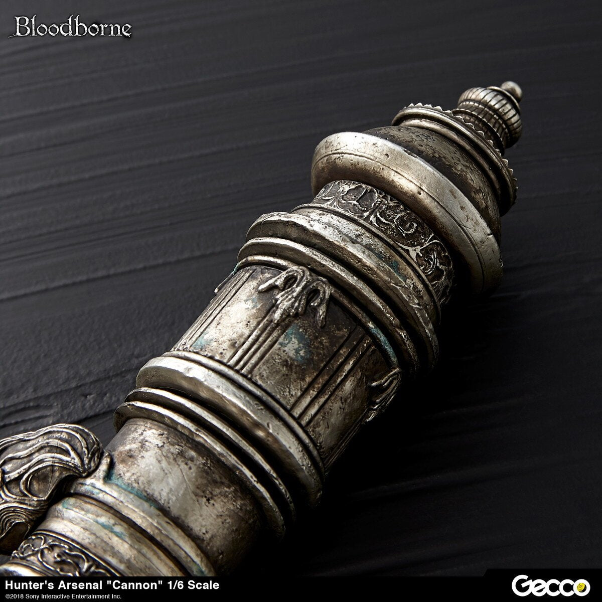 Close-up of Hunter’s Arsenal Cannon replica, highlighting game-accurate craftsmanship.