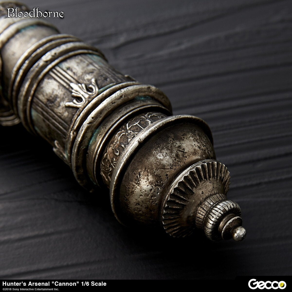 Close-up of Hunter’s Arsenal Cannon replica, highlighting game-accurate craftsmanship.