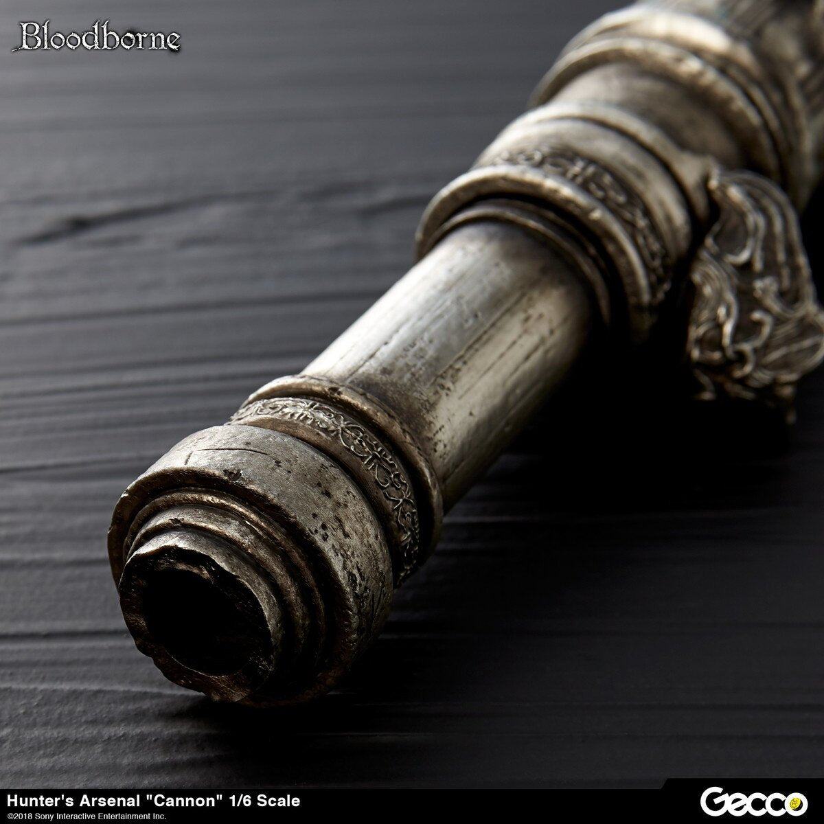 Close-up of Hunter’s Arsenal Cannon replica, highlighting game-accurate craftsmanship.