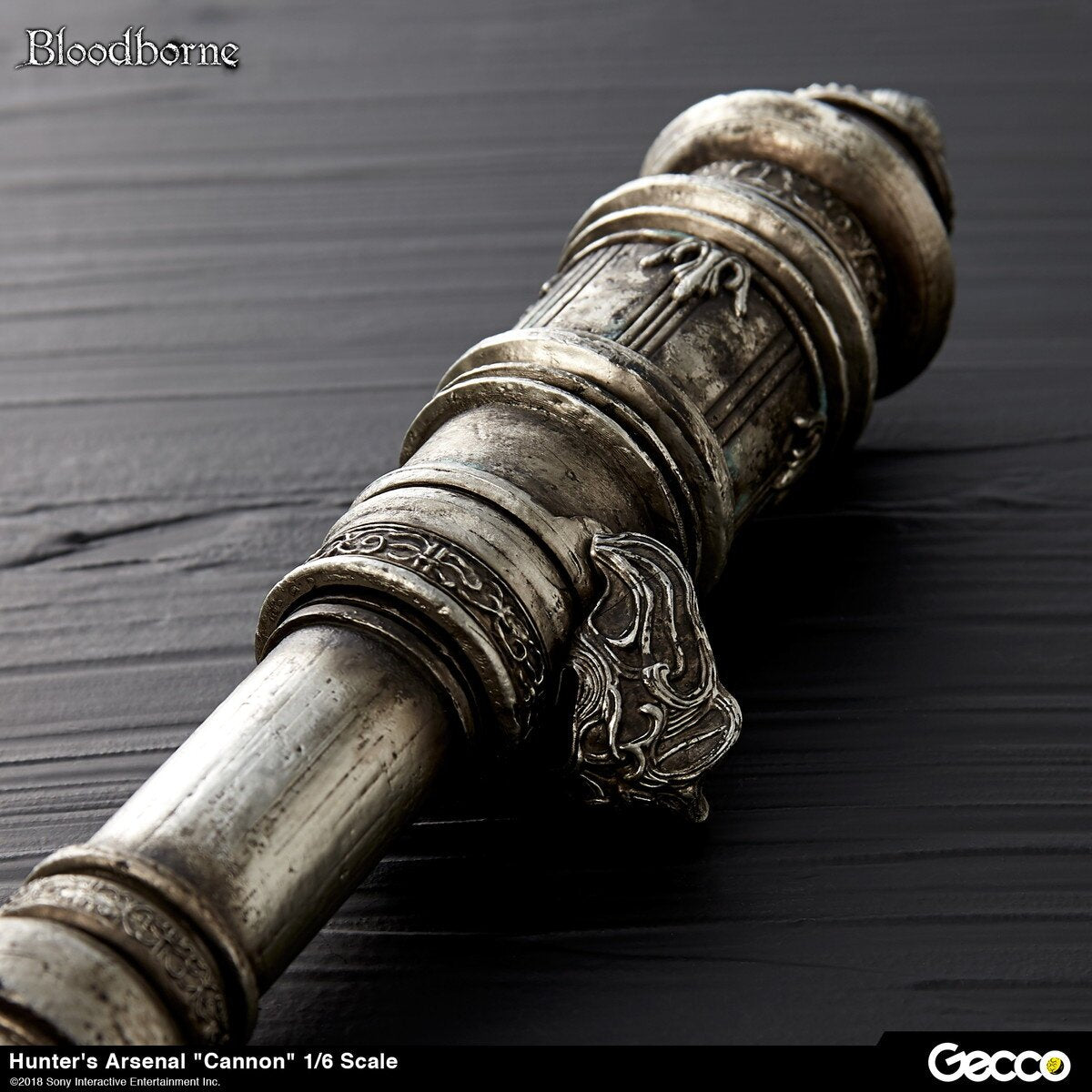 Close-up of Hunter’s Arsenal Cannon replica, highlighting game-accurate craftsmanship.