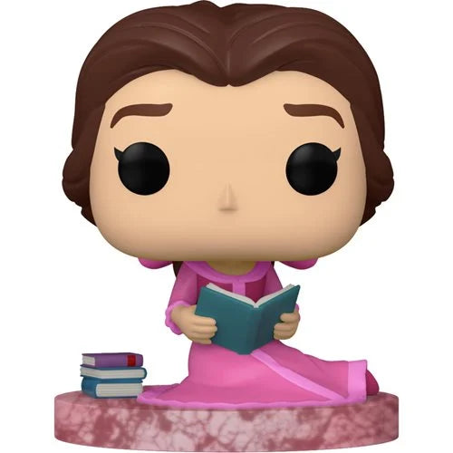 Front view of Belle Funko Pop! figure with elegant pose and detailed dress.
