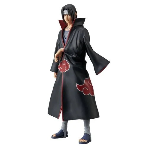 Front view of Itachi Uchiha Grandista Statue by Banpresto.
