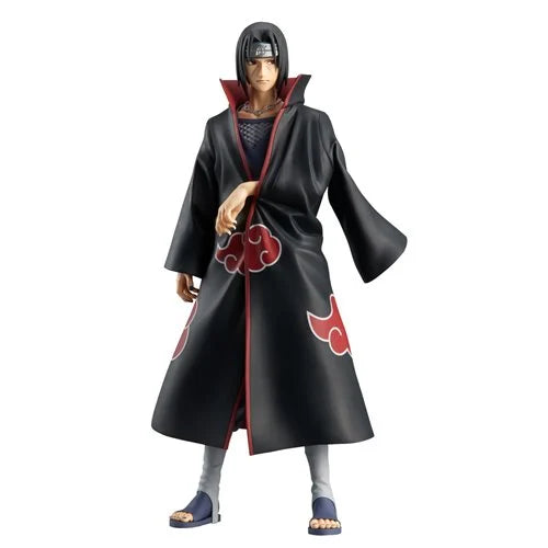 Front view of Itachi Uchiha Grandista Statue by Banpresto.