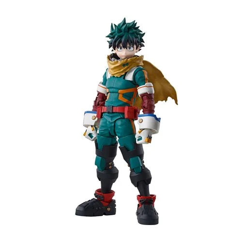 My Hero Academia Izuku Midoriya S.H.Figuarts Action Figure posed dynamically.