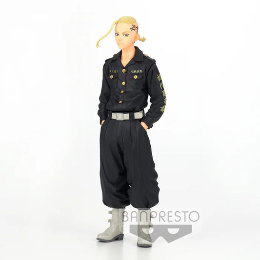 Full-body view of Ken Ryuguji (Draken) figure by Banpresto.