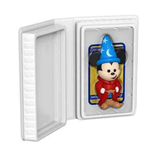 Funko Rewind regular edition Sorcerer Mickey Mouse figure with VHS-style case.
