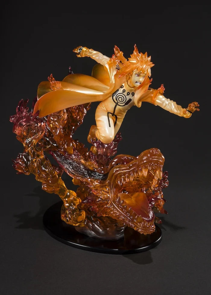 Side view highlighting translucent sculpt of Kurama’s head.