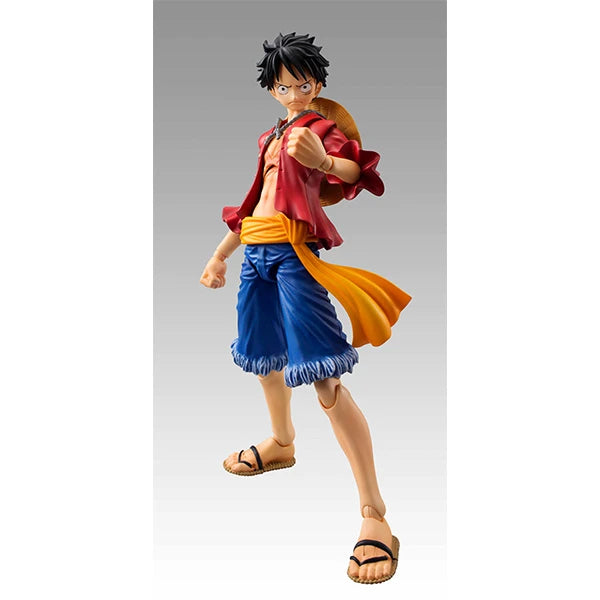 Action pose of Luffy with swappable hands and battle stance.