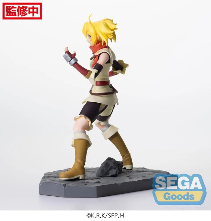 Side view of Shangri-La Frontier OiCazzo figure by Sega, highlighting premium paintwork.