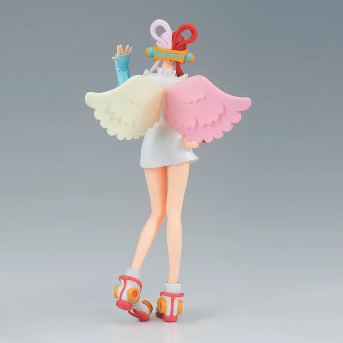 Back view of One Piece DXF The Grandline Series figure showcasing paintwork and character accuracy.
