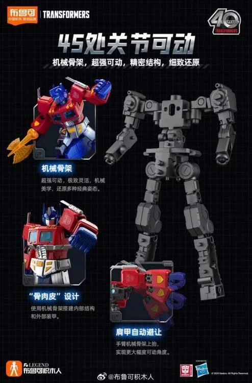 Transformers Action Edition 01 Optimus Prime (G1) Model Kit (71156) – International Version