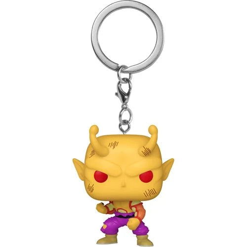 Close-up of Orange Piccolo Pocket Pop! figure showing transformation details.