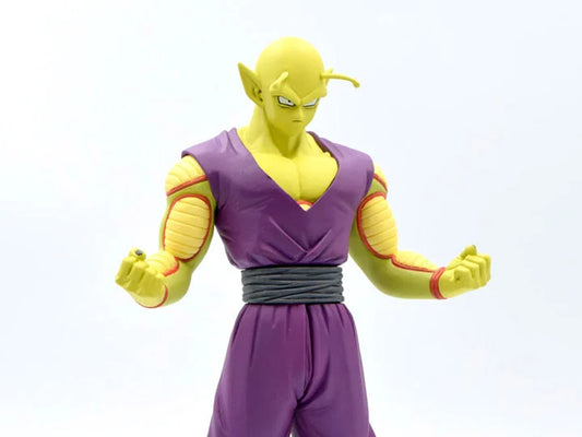 Close-up of DXF Piccolo figure showcasing sculpting, paintwork, and outfit details.