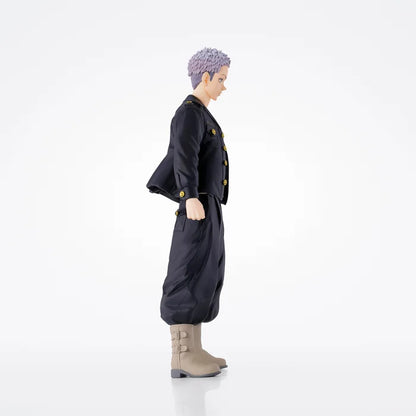 Side view showcasing Mitsuya’s dynamic pose and attire.