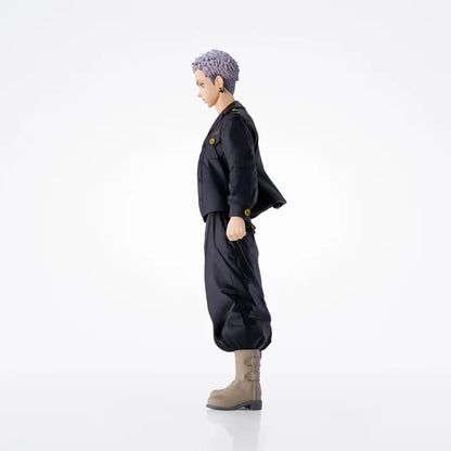 Side view showcasing Mitsuya’s dynamic pose and attire.