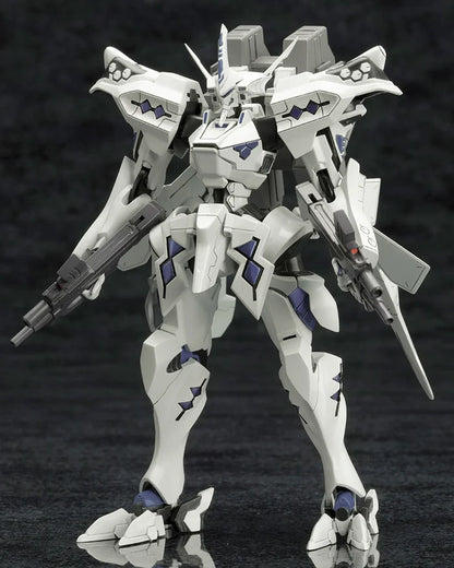 Fully assembled and posed Takemikazuchi Type-00A with included weapons.