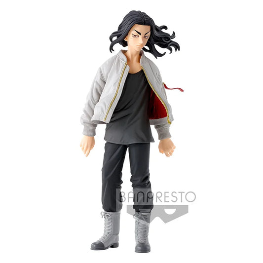 Full-body view of Keisuke Baji non-scale figure by Banpresto.