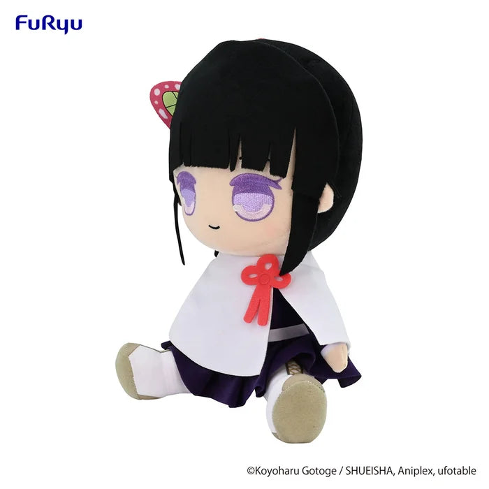 Side view of 9.8-inch FuRyu Kanao Tsuyuri plush toy.