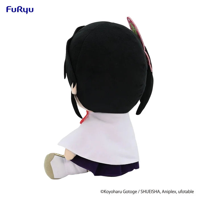 Back view of 9.8-inch FuRyu Kanao Tsuyuri plush toy.