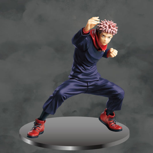 Front view of Yuji Itadori Non-Scale Figure by Taito.