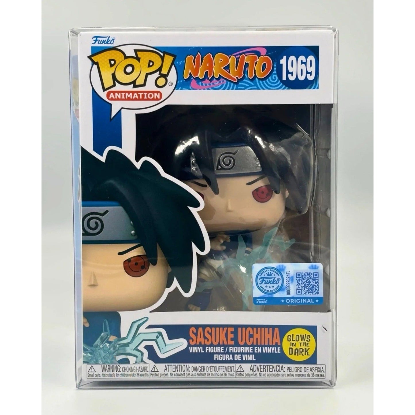 Funko Pop! Naruto Sasuke Uchiha Glow Exclusive #1969 Vinyl Figure