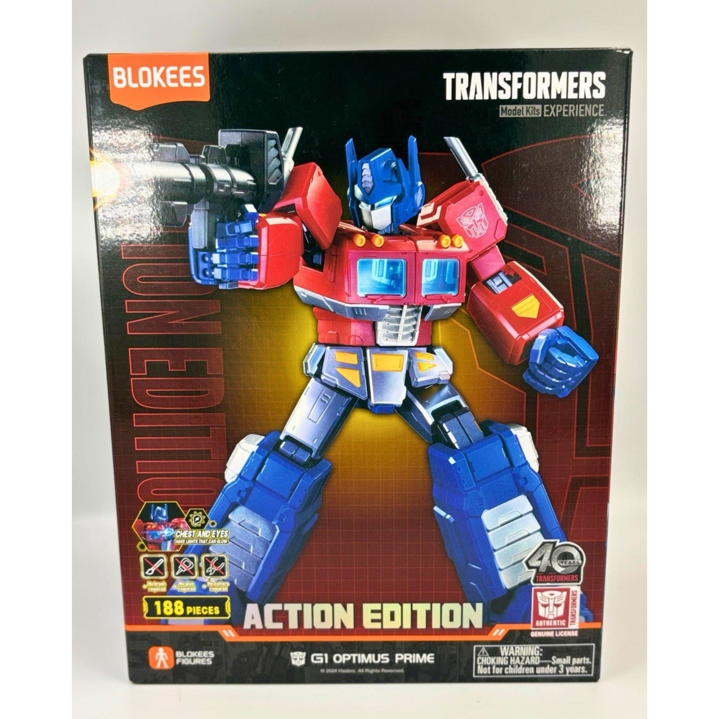Transformers Action Edition 01 Optimus Prime G1 Model Kit – International Version