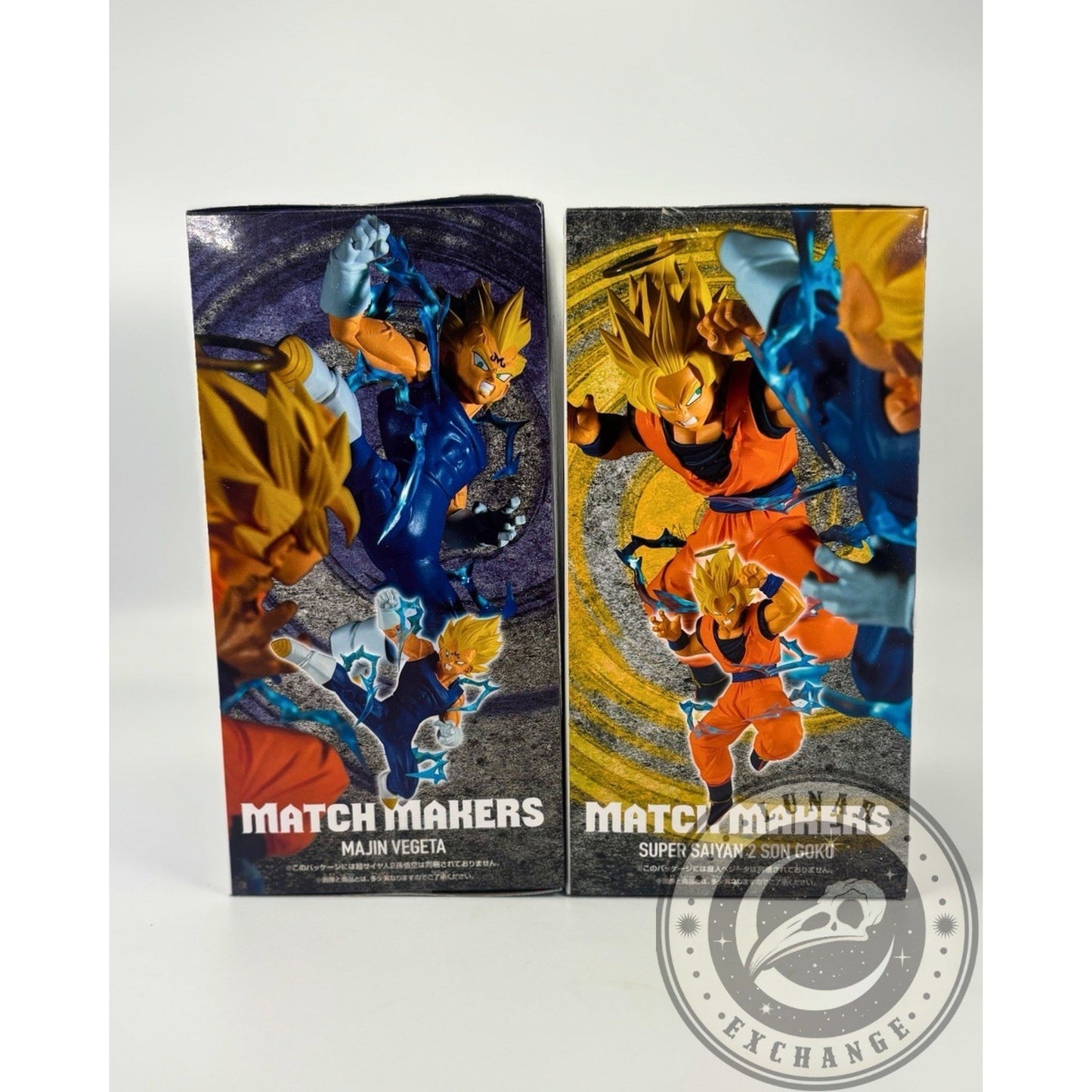 Dragon Ball Z Match Makers Majin Vegeta & SSJ2 Goku Figure Set – Banpresto