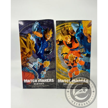Dragon Ball Z Match Makers Majin Vegeta & SSJ2 Goku Figure Set – Banpresto