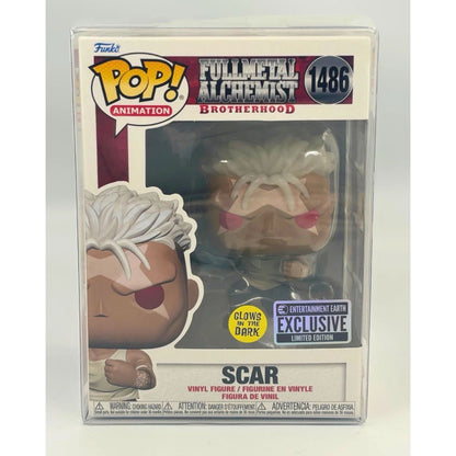 Funko Pop Scar #1486 FMA Brotherhood -Entertainment Earth Exclusive w/ Protector