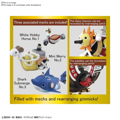 One Piece Thousand Sunny Land of Wano Model Kit – Bandai Hobby Sailing Ship