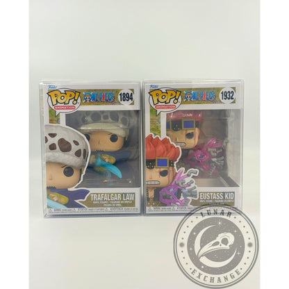 Funko Pop! One Piece Wave 10 Eustass Kid & Trafalgar Law Set w/ Protectors