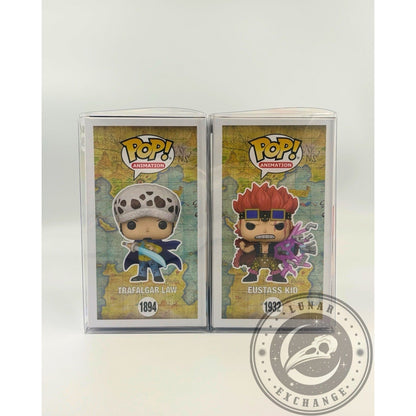 Funko Pop! One Piece Wave 10 Eustass Kid & Trafalgar Law Set w/ Protectors