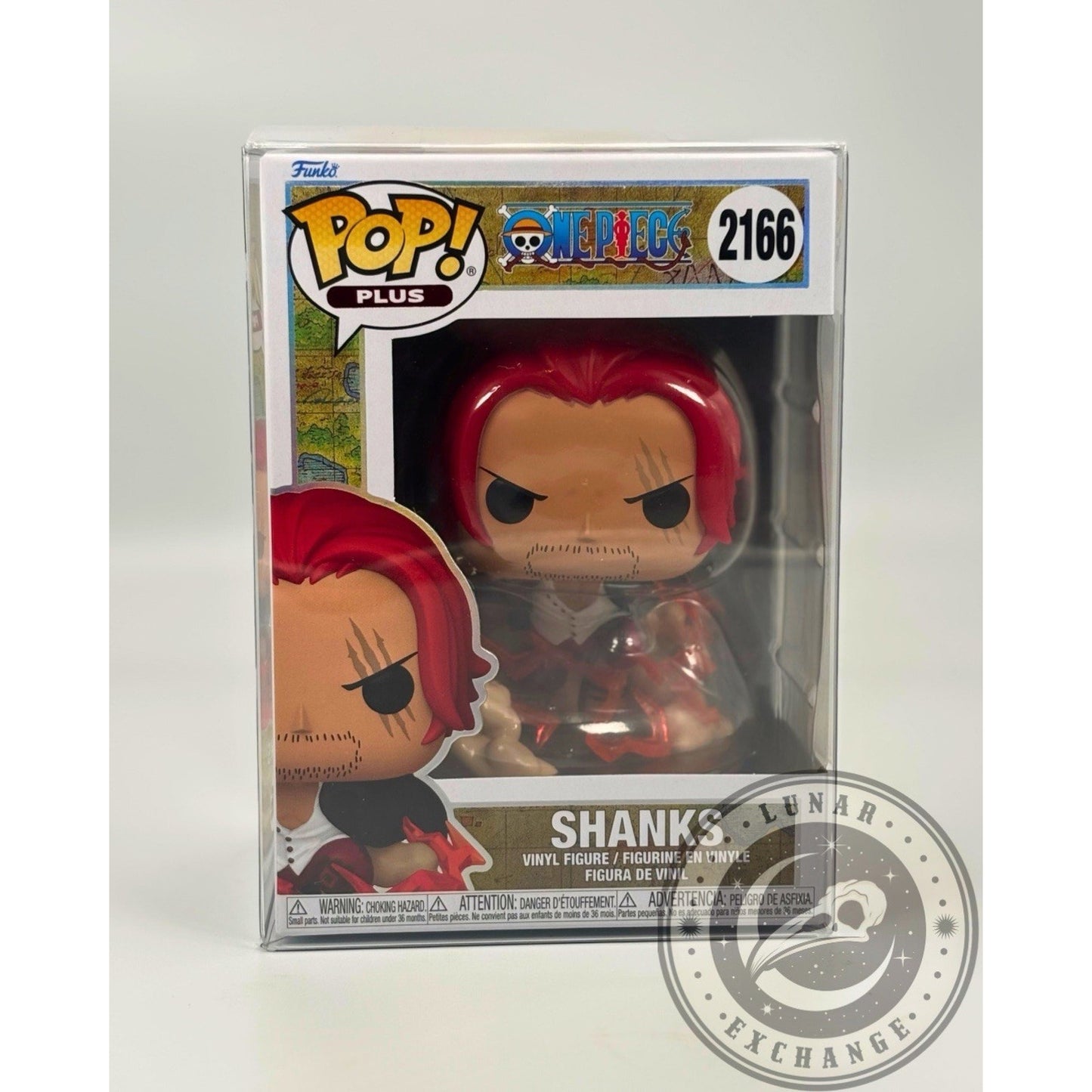 Funko Pop! Plus One Piece Shanks #2166 Vinyl Figure w/ Protector
