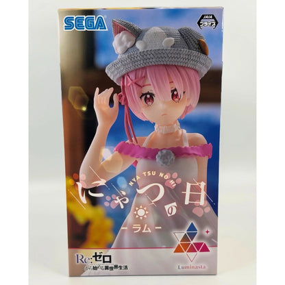 SEGA Luminasta Re:Zero Ram Nyatsu Day Ver. Figure – 7.5″ PVC Statue