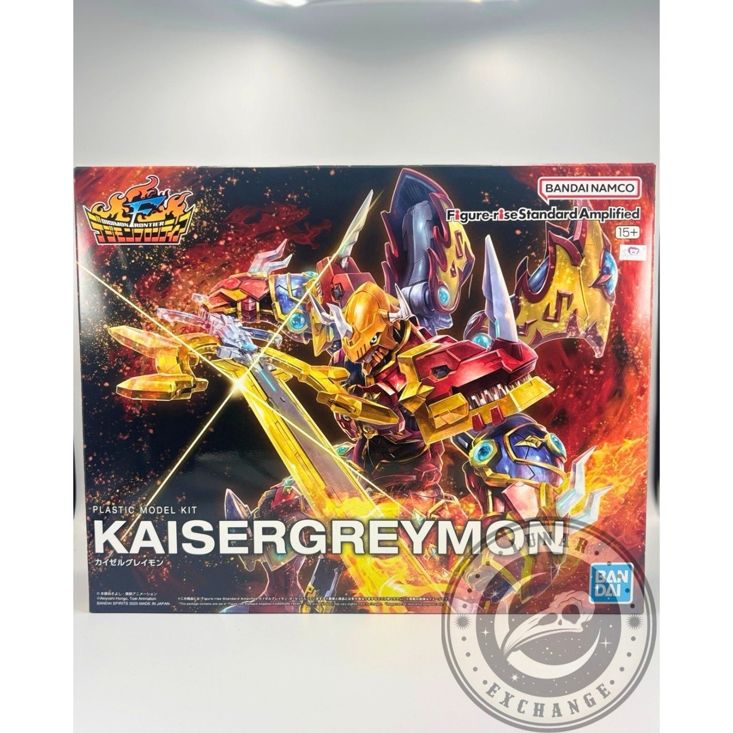 Figure-Rise Standard Amplified Kaiser Greymon Digimon Model Kit – Bandai